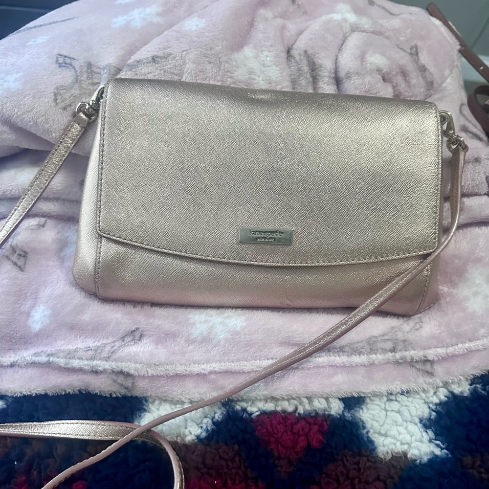 Kate spade champagne crossover bag